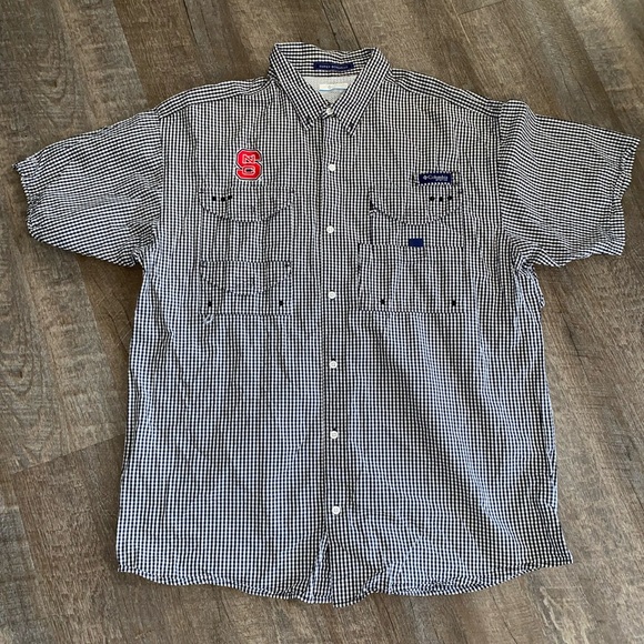 Columbia PFG North Carolina State University Button down shirt - Picture 1 of 8